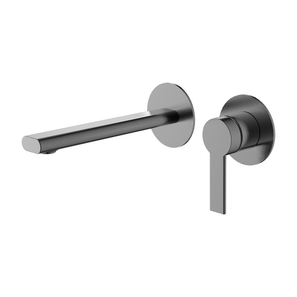 Wall Basin Set 200 Trim Kit Brushed Gun Metal