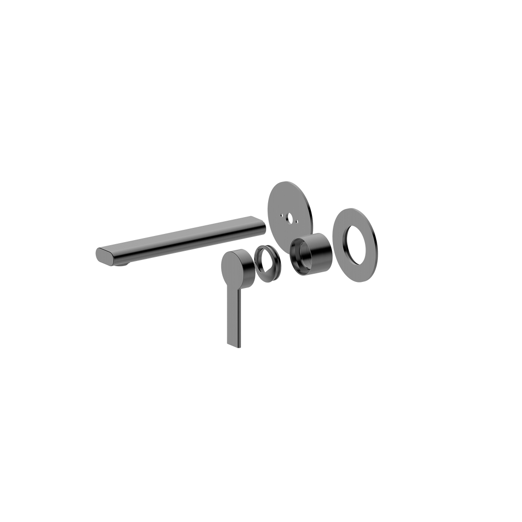 Wall Basin Set 200 Trim Kit Brushed Gun Metal