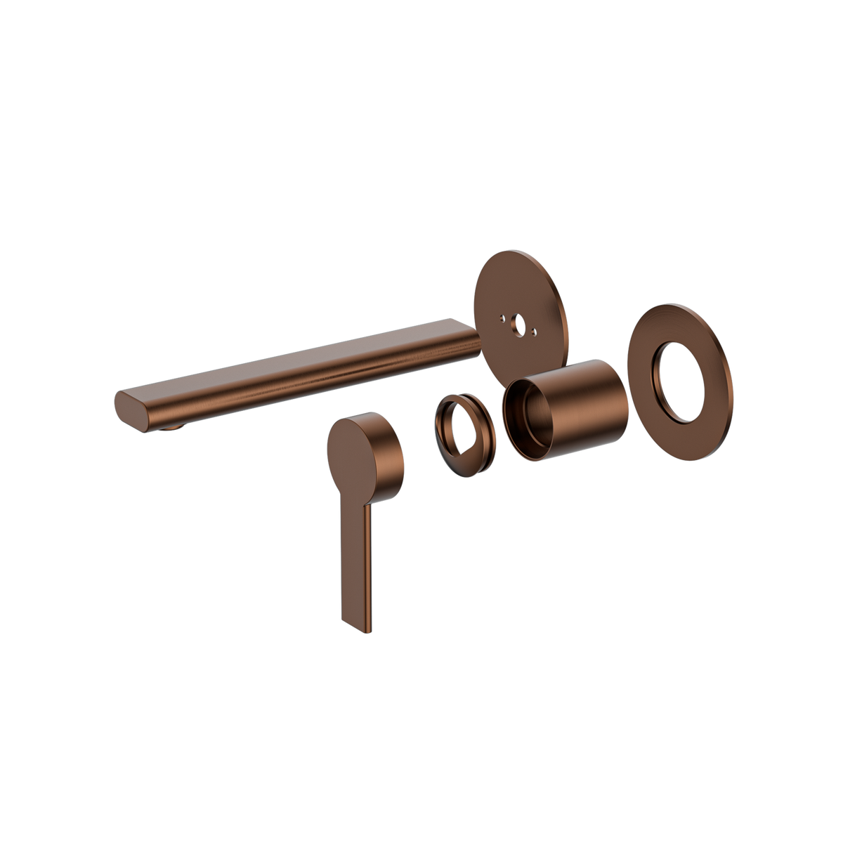Wall Basin Set 200 Trim Kit Brushed Copper