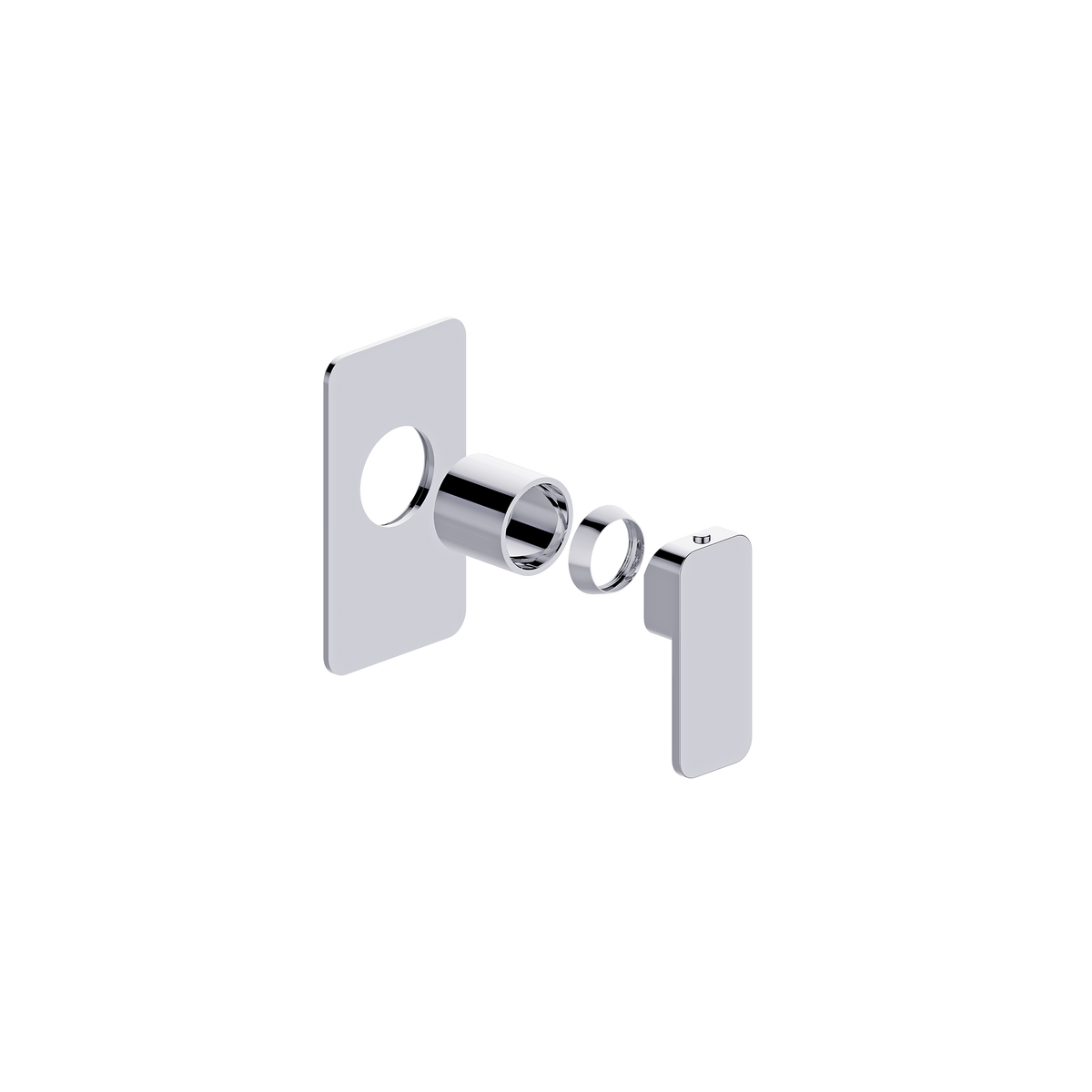 Wall/Shower Mixer Trim Kit Chrome