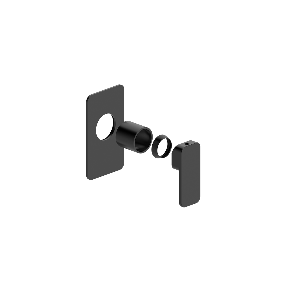 Wall/Shower Mixer Trim Kit Matte Black
