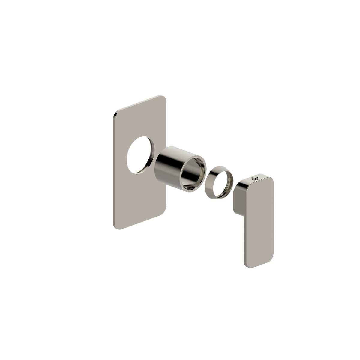 Wall/Shower Mixer Trim Kit Brushed Nickel