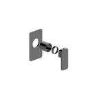 Wall/Shower Mixer Trim Kit Brushed Gun Metal