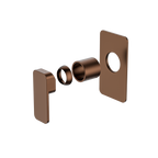 Wall/Shower Mixer Trim Kit Brushed Copper