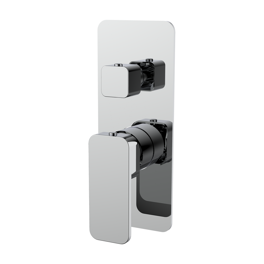 Wall/Shower Mixer W Divertor Trim Kit Chrome