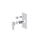 Wall/Shower Mixer W Divertor Trim Kit Chrome