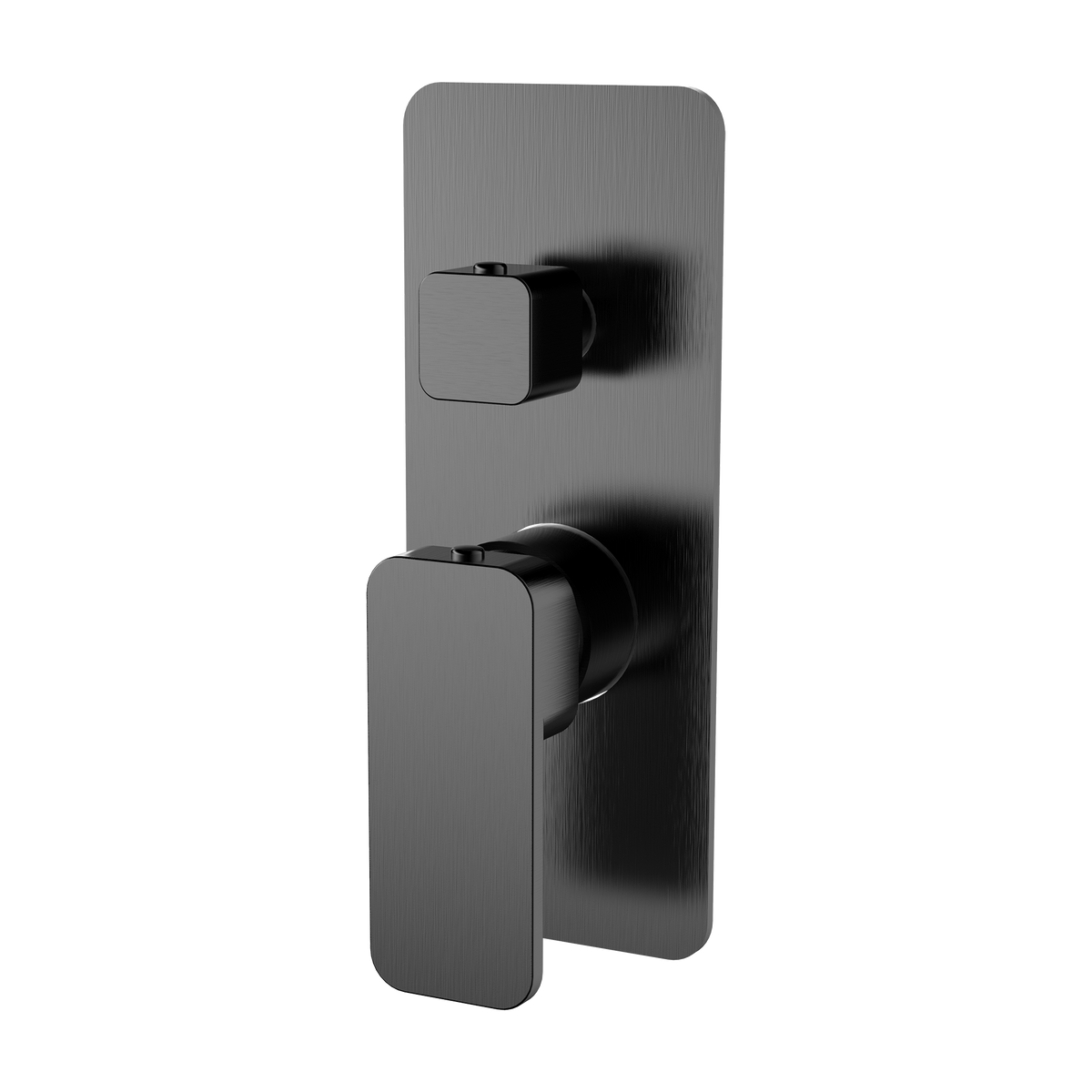 Wall/Shower Mixer W Divertor Trim Kit Brushed Gun Metal