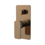 Wall/Shower Mixer W Divertor Trim Kit Brushed Copper