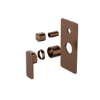 Wall/Shower Mixer W Divertor Trim Kit Brushed Copper