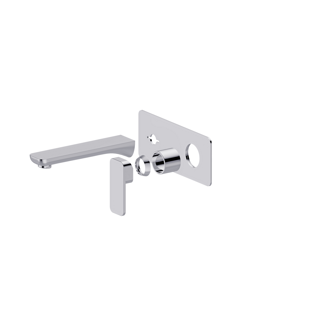 Wall Basin Set 180 Trim Kit Chrome