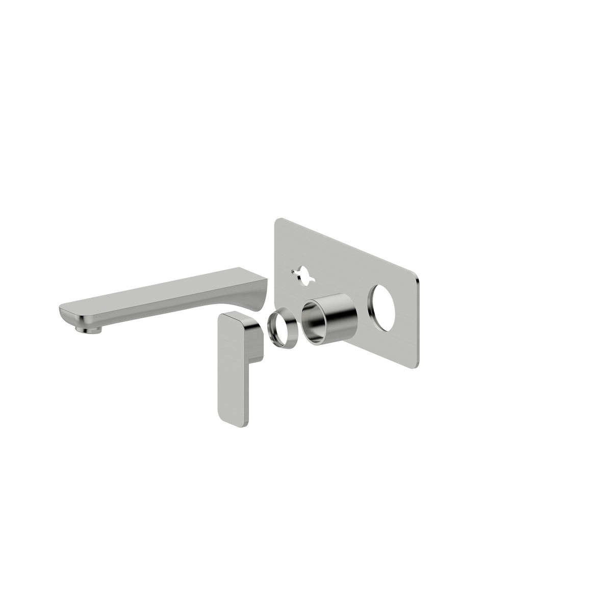 Wall Basin Set 180 Trim Kit Brushed Nickel