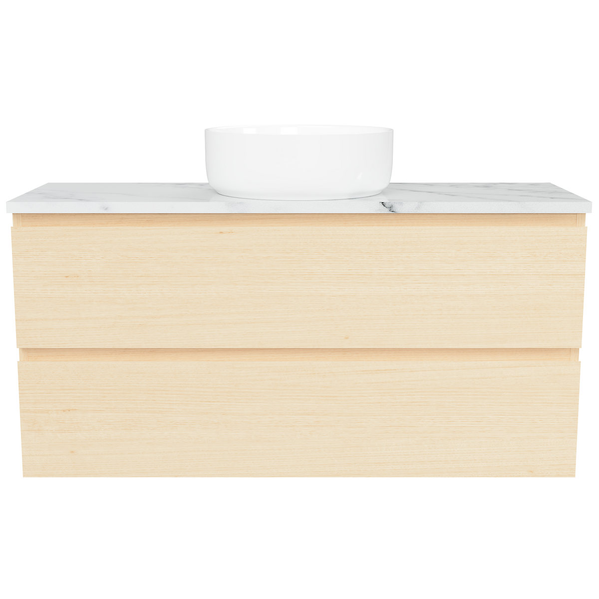 Vanity 1050 Wall Hung Centre w/Basin SSurface AC Top
