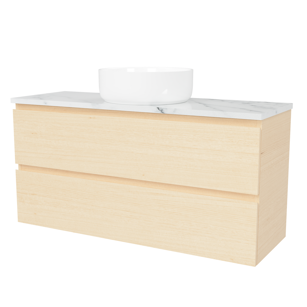 Vanity 1050 Wall Hung Centre w/Basin SSurface AC Top