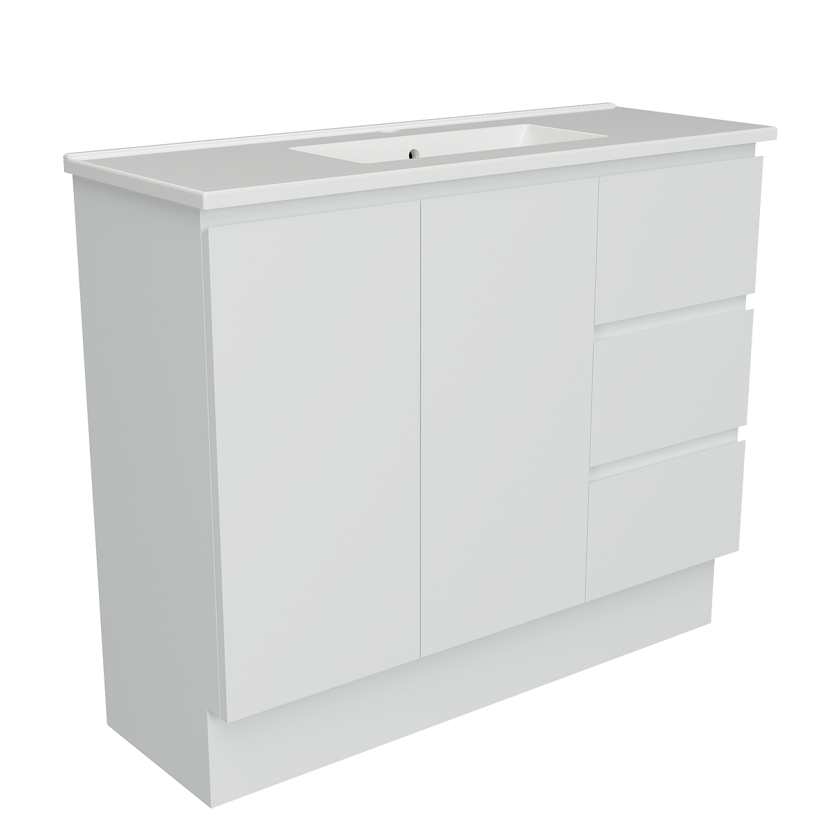 Vanity 1000 Floor Standing Centre Bowl Urban Top