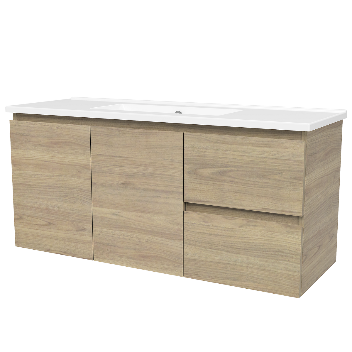 Vanity 1000 Wall Hung Centre Bowl Urban Top