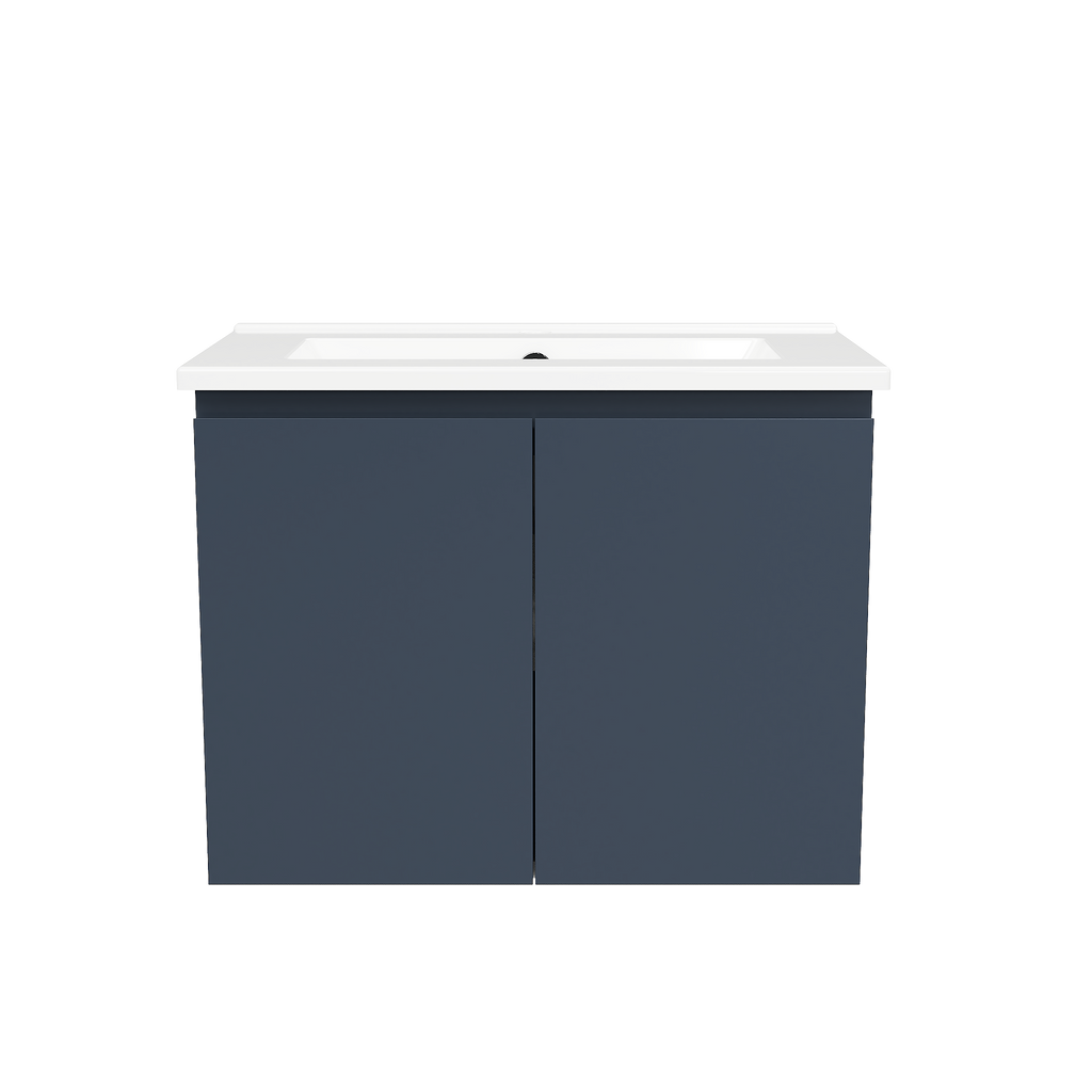 Vanity 600 Wall Hung Centre Bowl Urban Top