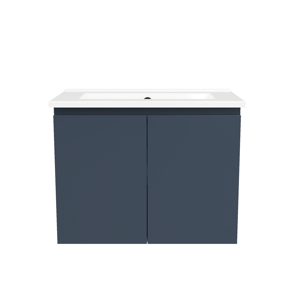 Vanity 600 Wall Hung Centre Bowl Urban Top