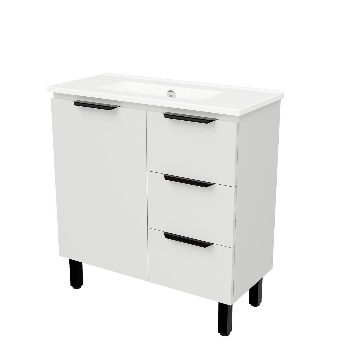 Vanity 800 On Legs Centre Bowl Urban Top