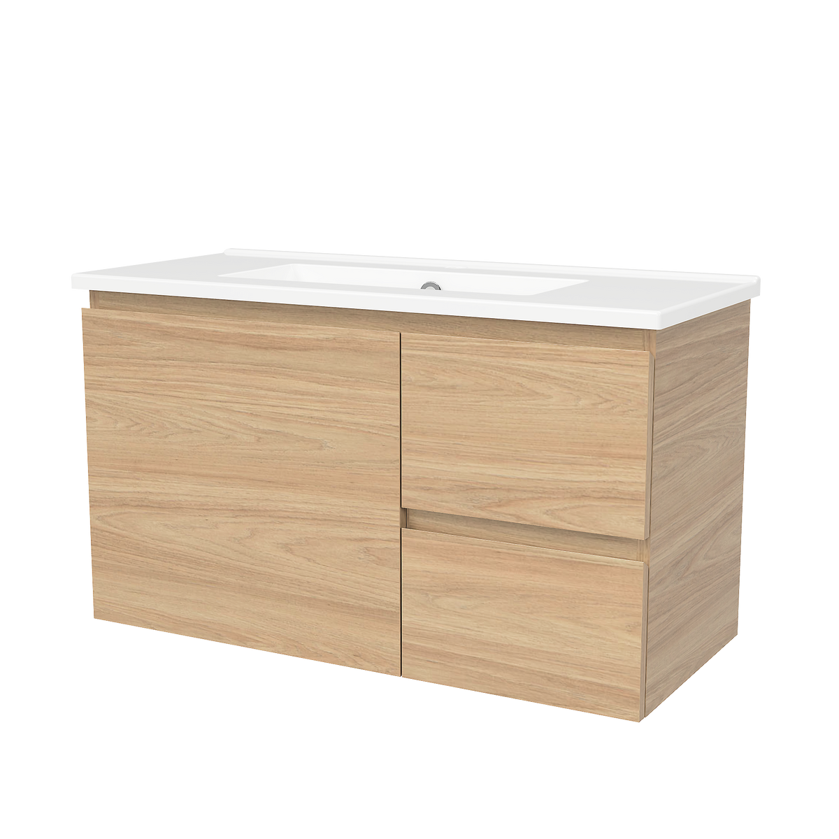 Vanity 800 Wall Hung Centre Bowl Urban Top