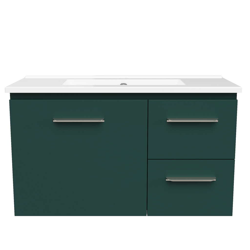 Vanity 800 Wall Hung Centre Bowl Urban Top