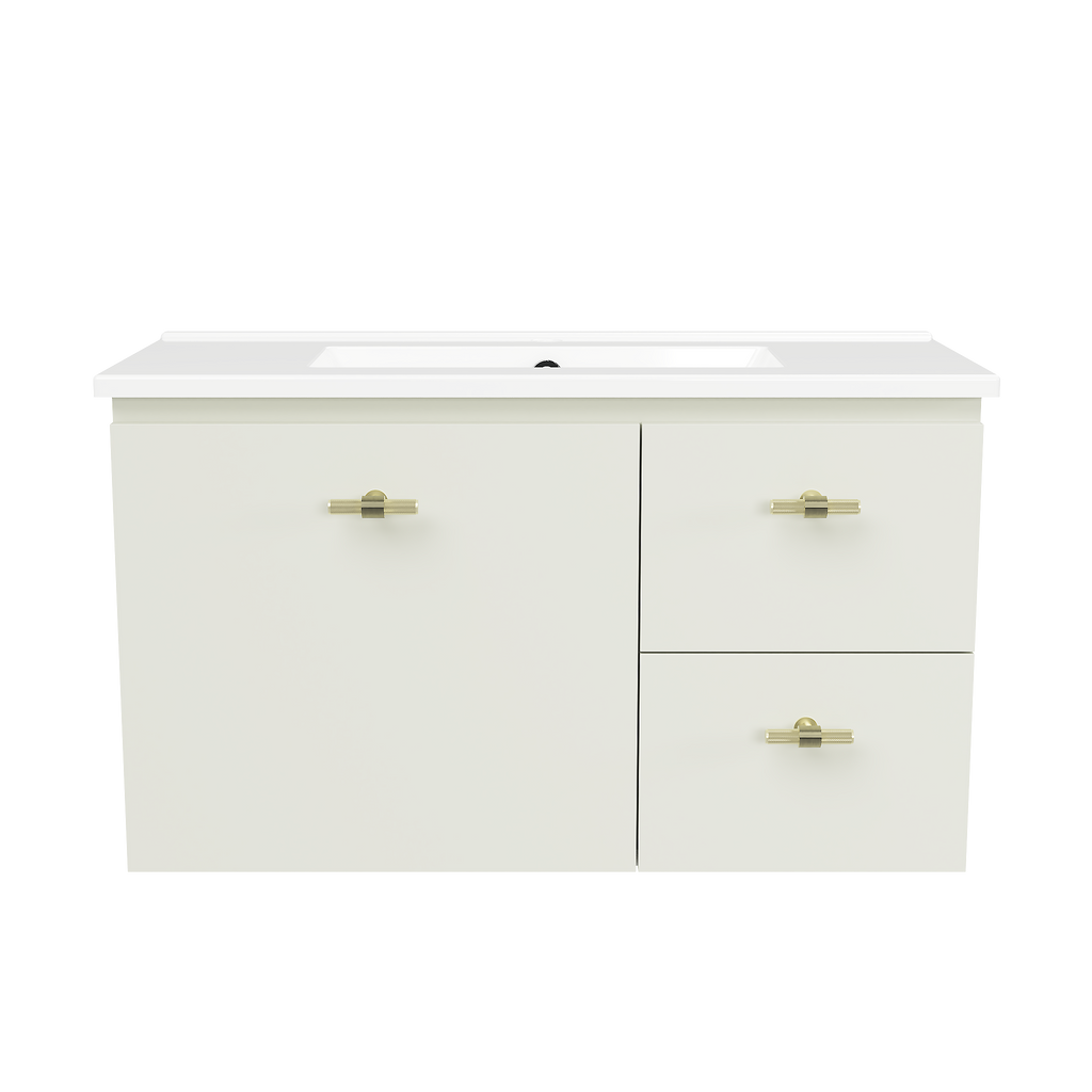 Vanity 800 Wall Hung Centre Bowl Urban Top