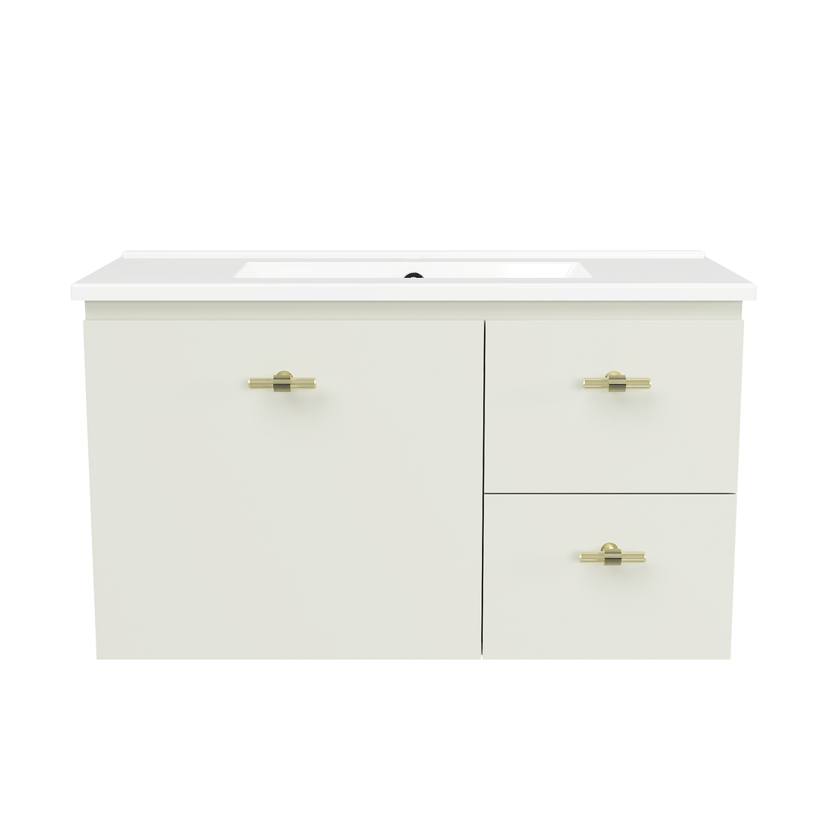 Vanity 800 Wall Hung Centre Bowl Urban Top