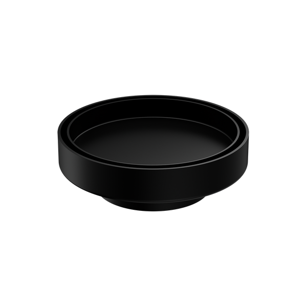 Round Tile Insert 115x75mm Matt Black