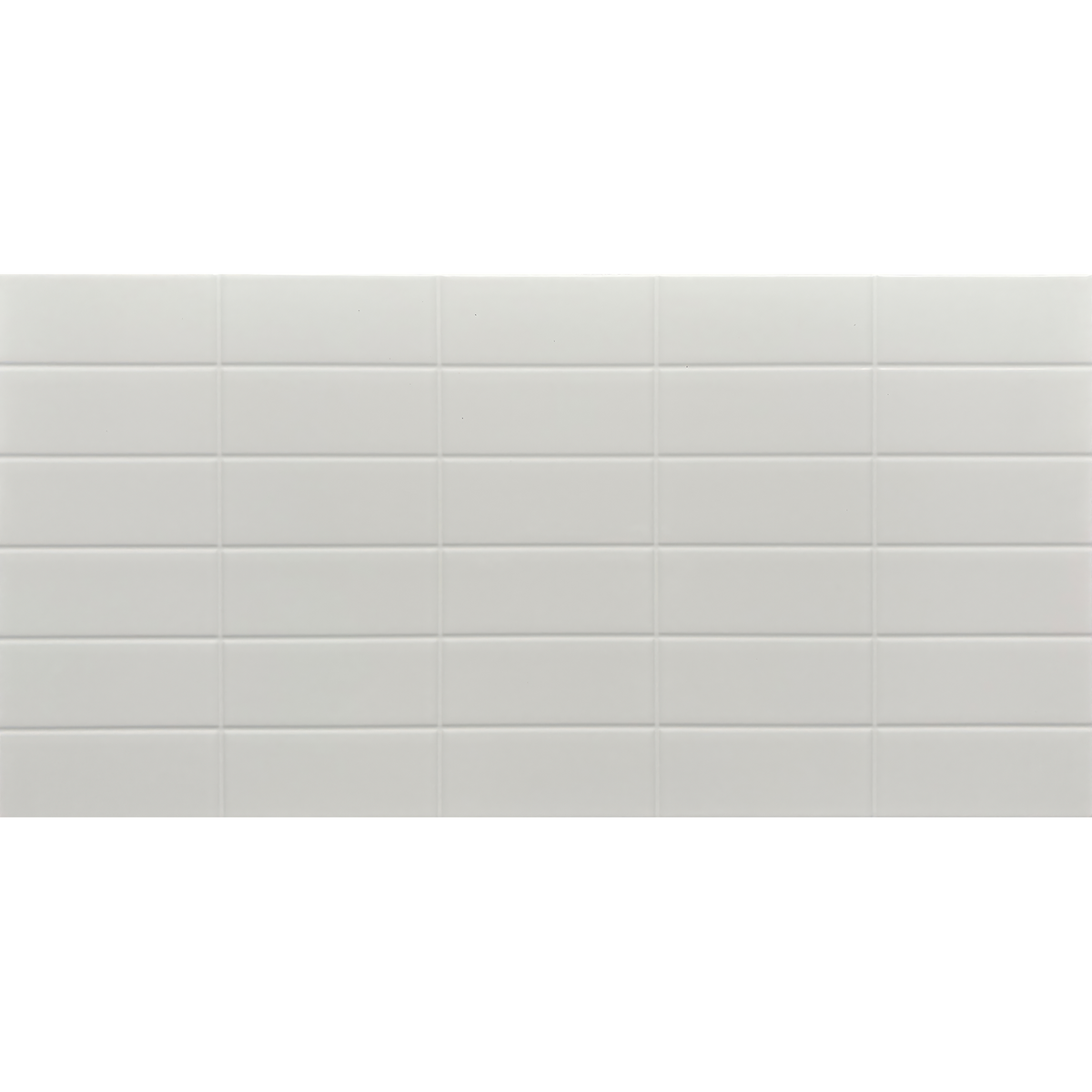White Subway Emboss Gloss Tile Sample