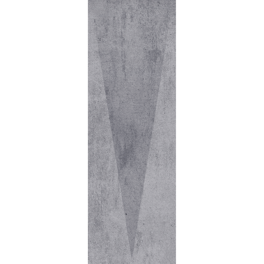 Pyramid Grey Apex Embossed Gloss Tile