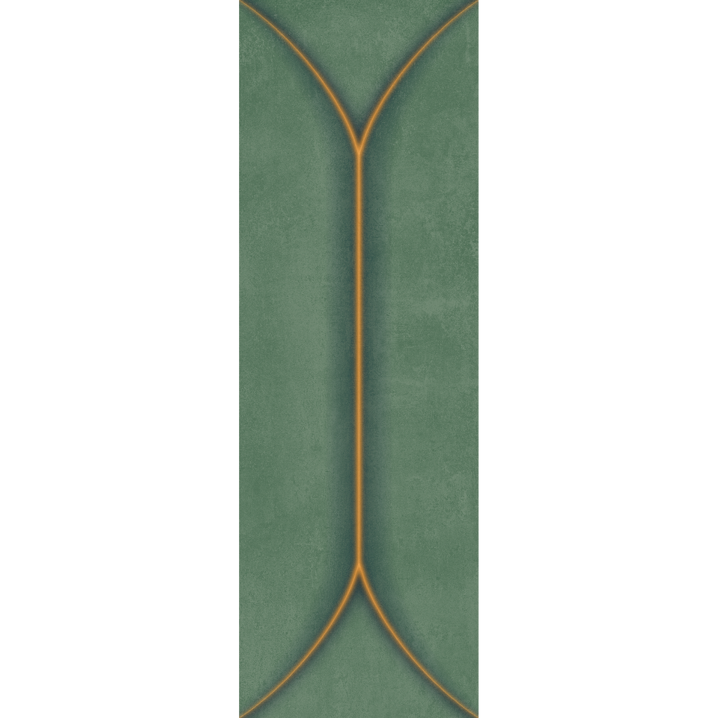 Negassi Kiwi Lines Embossed Gloss Tile