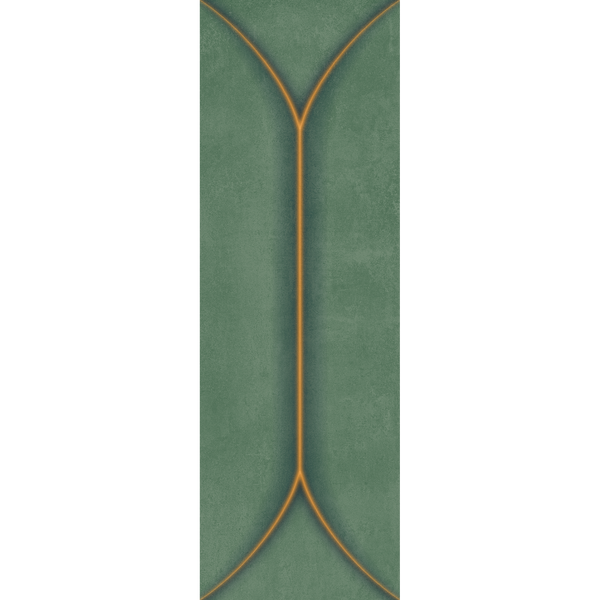 Negassi Kiwi Lines Embossed Gloss Tile