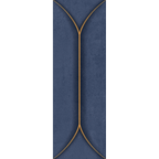 Negassi Navy Lines Embossed Gloss Tile