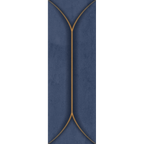 Navy Lines Embossed Gloss Tile