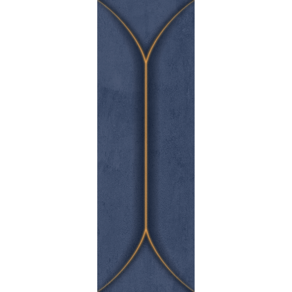 Navy Lines Embossed Gloss Tile