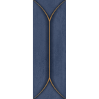 Navy Lines Embossed Gloss Tile