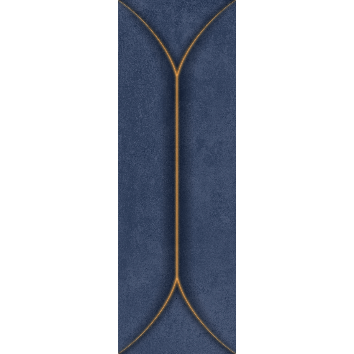 Navy Lines Embossed Gloss Tile