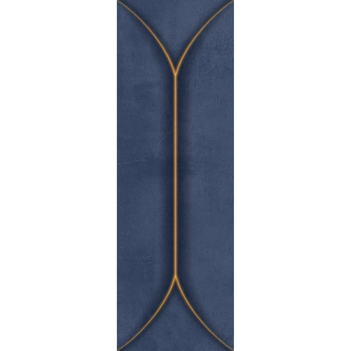 Navy Lines Embossed Gloss Tile