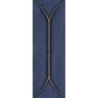 Navy Lines Embossed Gloss Tile