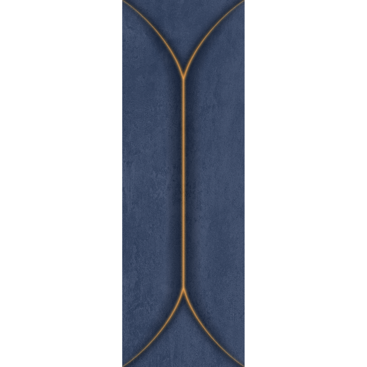 Navy Lines Embossed Gloss Tile