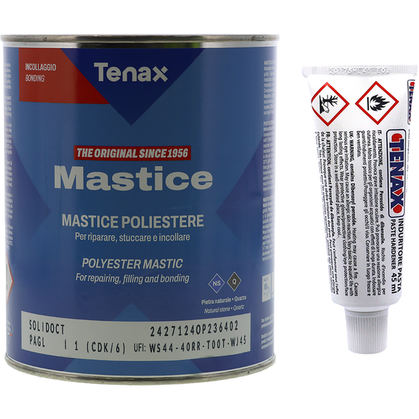 Solid Paglierino Beige Adhesive with Hardener 1L