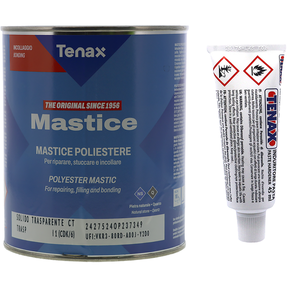 Solid Transparent Adhesive with Hardener 1L