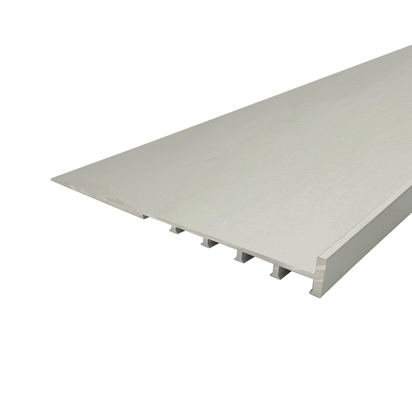 Vinyl Ramp Matt Silver 12 x 5.5 x 110 x 3300mm