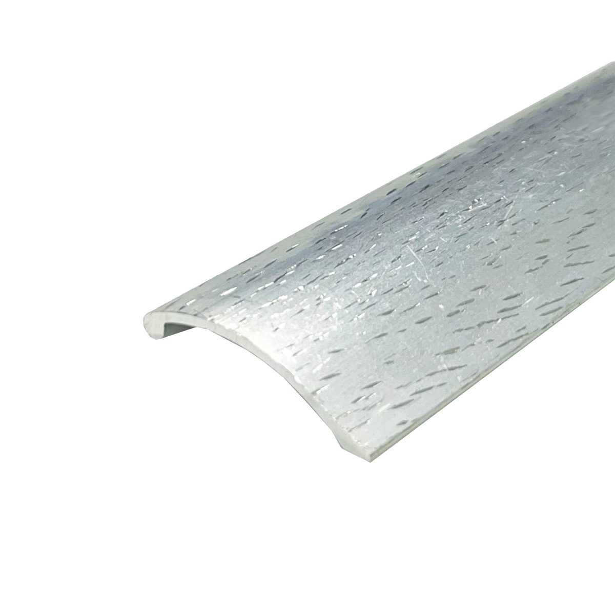 Hammer Finish Cover Bright Pewter 6.5 x 1000mm
