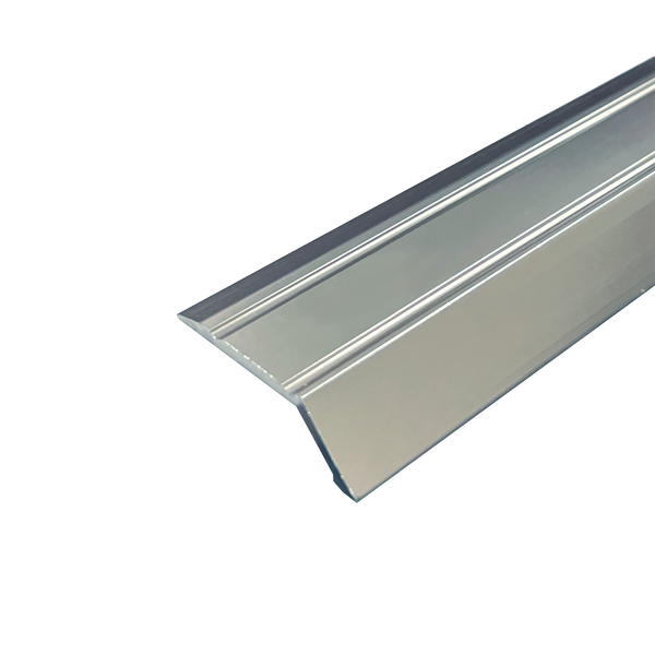 Carpet Transition Cover Bright Pewter 8 x 1000mm