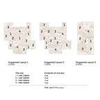 Pompeii Travertine Avorio Structured Microtec Textured French Pattern Tile (Box 0.72m2)