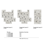 Pompeii Travertine Tortora Structured Microtec Textured French Pattern Tile (Box 0.72m2)