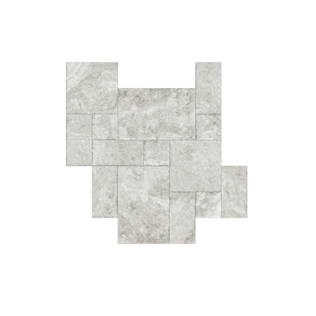 Travertine Tortora Structured Microtec Textured French Pattern Tile (Box 0.72m2)