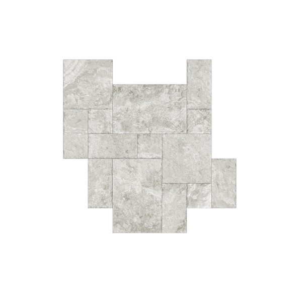 Travertine Tortora Structured Microtec Textured French Pattern Tile (Box 0.72m2)