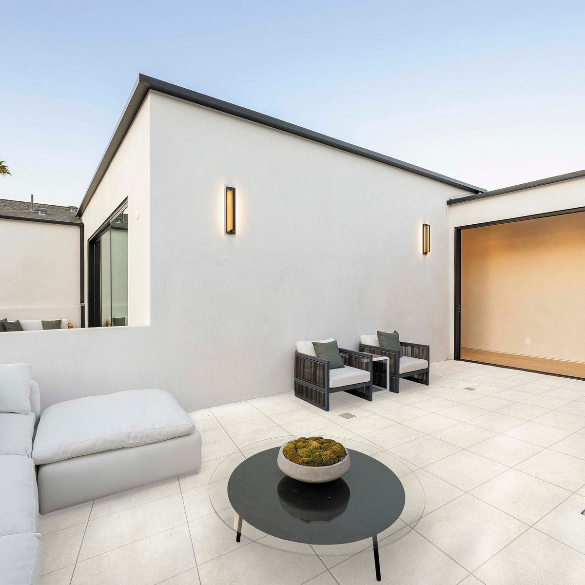 Stone Feather Textured Tile - lifestyle view