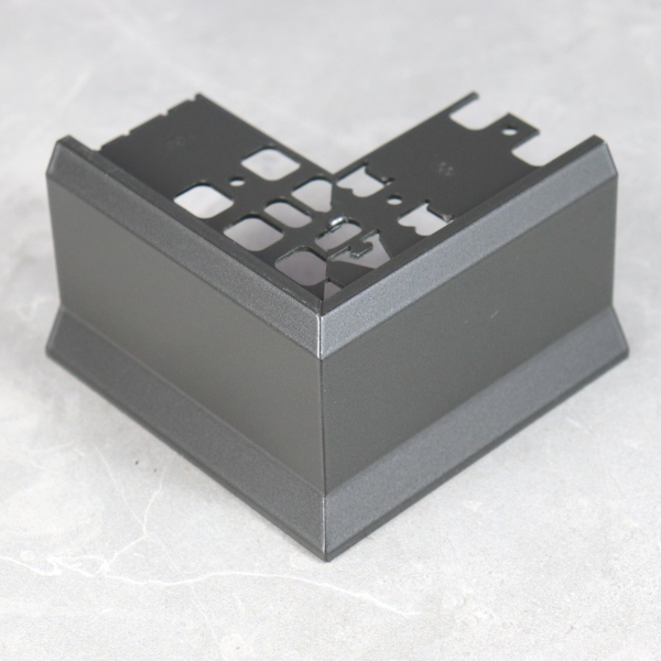 Balcony Trim Internal Corner Incl 2 Joiners Gunmetal 12mm